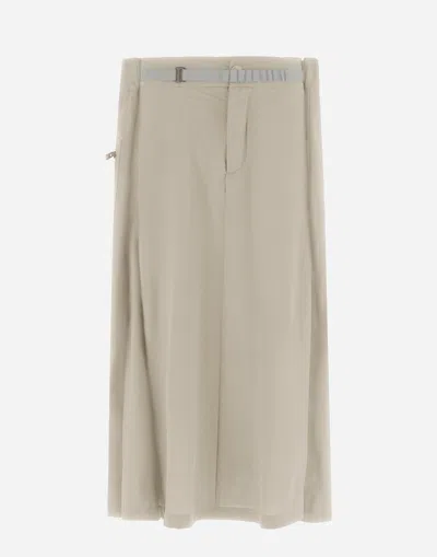 Herno Globe Skirt In Eco Everyday In Light Beige