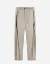 Herno Globe Trousers In Eco Everyday In Light Beige