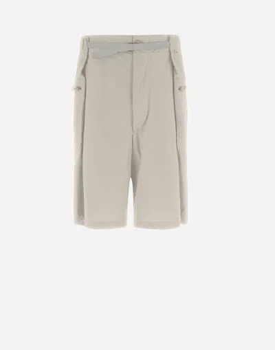 Herno Globe Cropped Trousers In Eco Everyday In Light Beige