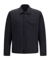Herno Globe Lab Padded Shacket Jacket In Blue