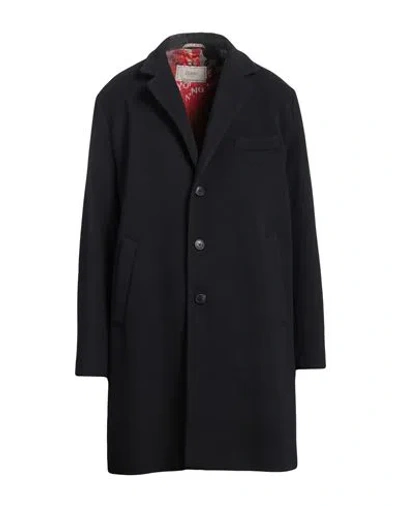 Herno Globe Man Coat Midnight Blue Size 46 Wool