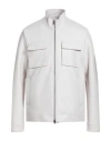 Herno Globe Man Jacket Off White Size 40 Virgin Wool In White