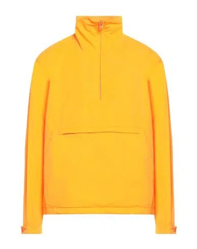 Herno Globe Man Jacket Orange Size 40 Polyamide