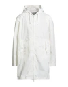 Herno Globe Man Overcoat & Trench Coat White Size 42 Polyamide In White