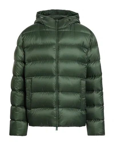 Herno Globe Man Puffer Green Size 48 Polyamide