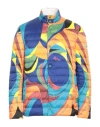 Herno Globe Man Puffer Orange Size 40 Polyester In Multi