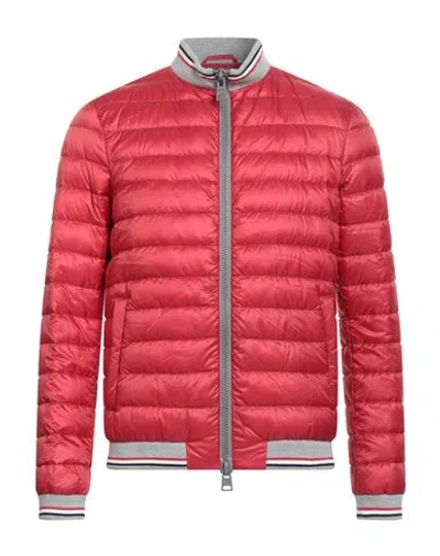 Herno Globe Man Puffer Red Size 40 Polyamide, Cotton