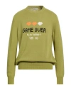 Herno Globe Man Sweater Sage Green Size 40 Wool