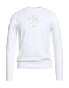 Herno Globe Man Sweatshirt White Size L Cotton In White