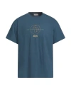 Herno Globe Man T-shirt Blue Size 42 Cotton In Blue
