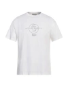 Herno Globe Man T-shirt White Size 40 Cotton