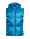 Herno Globe Man Vest Azure Size 42 Polyamide In Blue