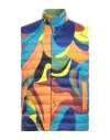 Herno Globe Man Vest Orange Size 40 Polyester In Orange