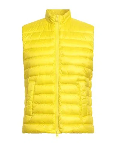 Herno Globe Man Vest Yellow Size 42 Polyamide