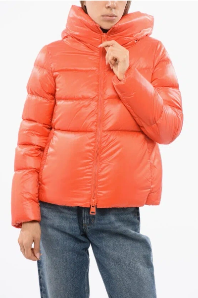 HERNO GLOBE NYLON DOWN JACKET WITH HOOD