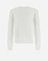 Herno Globe Sweater In Photocromatic Knit In White