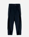 Herno Globe Trousers In Recycled Nylon Twill In Blue
