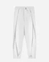 Herno Globe Trousers In Recycled Nylon Twill In White