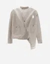 Herno Globe Jacket In Shiny Recycled In Light Beige