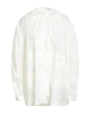 Herno Globe Woman Jacket Ivory Size 6 Polyamide In White