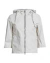 Herno Globe Woman Jacket Off White Size 6 Polyamide, Polyester