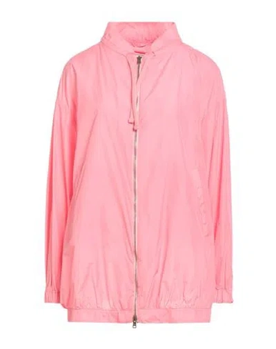 Herno Globe Woman Jacket Pink Size 6 Polyester