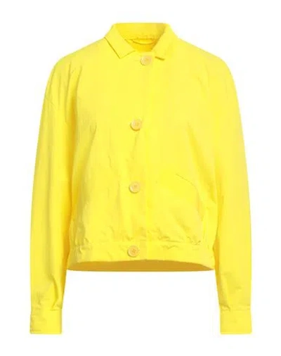 Herno Globe Woman Jacket Yellow Size 6 Polyamide