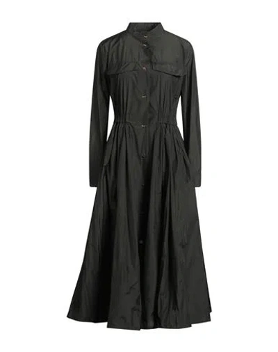 Herno Globe Woman Overcoat & Trench Coat Black Size 12 Polyester