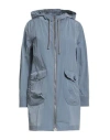Herno Globe Woman Overcoat & Trench Coat Grey Size 6 Polyamide In Gray