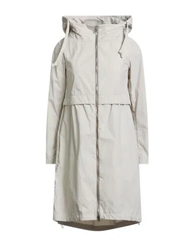 Herno Globe Woman Overcoat & Trench Coat Light Grey Size 2 Polyamide In Gray