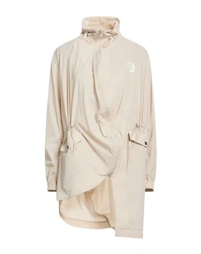 Herno Globe Woman Overcoat & Trench Coat Sand Size L Polyamide, Polyurethane In Neutral
