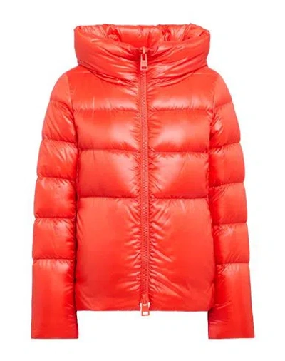 Herno Globe Woman Puffer Orange Size 12 Polyamide