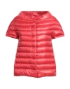 Herno Globe Woman Puffer Red Size 6 Polyamide In Red