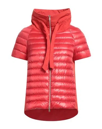Herno Globe Woman Puffer Red Size 6 Polyamide