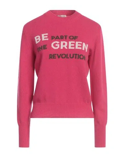 Herno Globe Woman Sweater Fuchsia Size 6 Wool