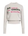 Herno Globe Woman Sweater Light Grey Size 0 Wool