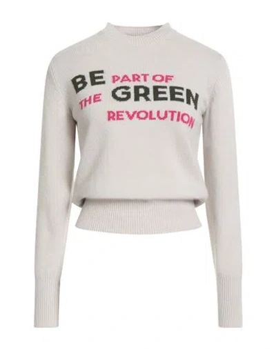Herno Globe Woman Sweater Light Grey Size 0 Wool