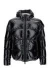 Herno Gloss Bomber Jacket In Black