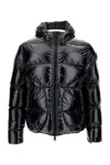 Herno Gloss Bomber Jacket In Black