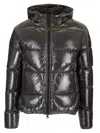 Herno Long-sleeved Down Jacket In Gray