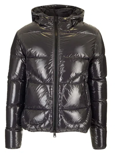 HERNO GLOSS DOWN JACKET JACKETS GREY