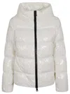 Herno Gloss Down Jacket Jackets White In Bianco