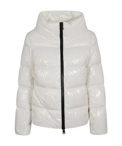 HERNO HERNO ZIPPED HOODED DOWN JACKET