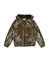 Herno Babies'  Gloss Toddler Boy Jacket Military Green Size 6 Polyamide, Polyurethane Coated, Polyester