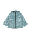 Herno Gloss Toddler Girl Jacket Turquoise Size 6 Polyamide, Polyurethane Coated, Polyester In Blue