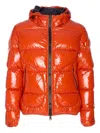 Herno Gloss Bomber In Red