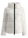 Herno Wool-trim Down Jacket In White