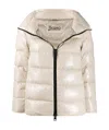 Herno Glove Detailed Down Jacket In Neutral