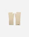 Herno Gloves In Cob Stitch Carded Wool In White