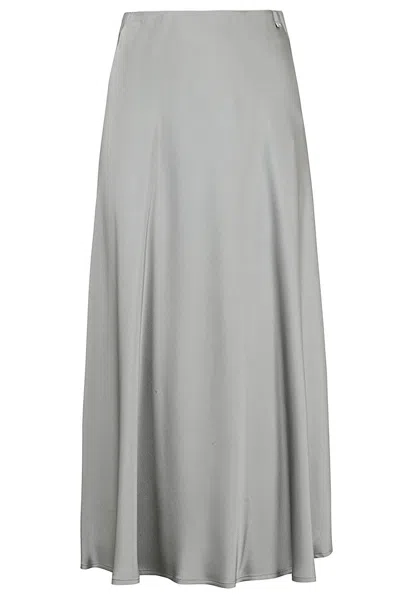 Herno Gonna Satin Effect In Grey